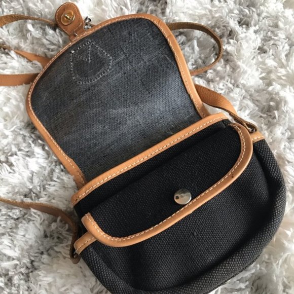 Vintage navy crossbody or shoulder bag - Picture 3 of 8